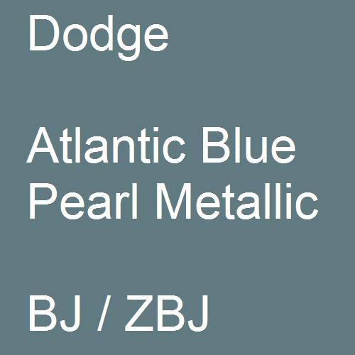 Dodge, Atlantic Blue Pearl Metallic, BJ / ZBJ.